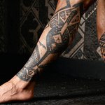 tatouage-mollet-polynesien