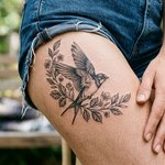 tatouage cuisse femme