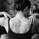 tatouage fée contour