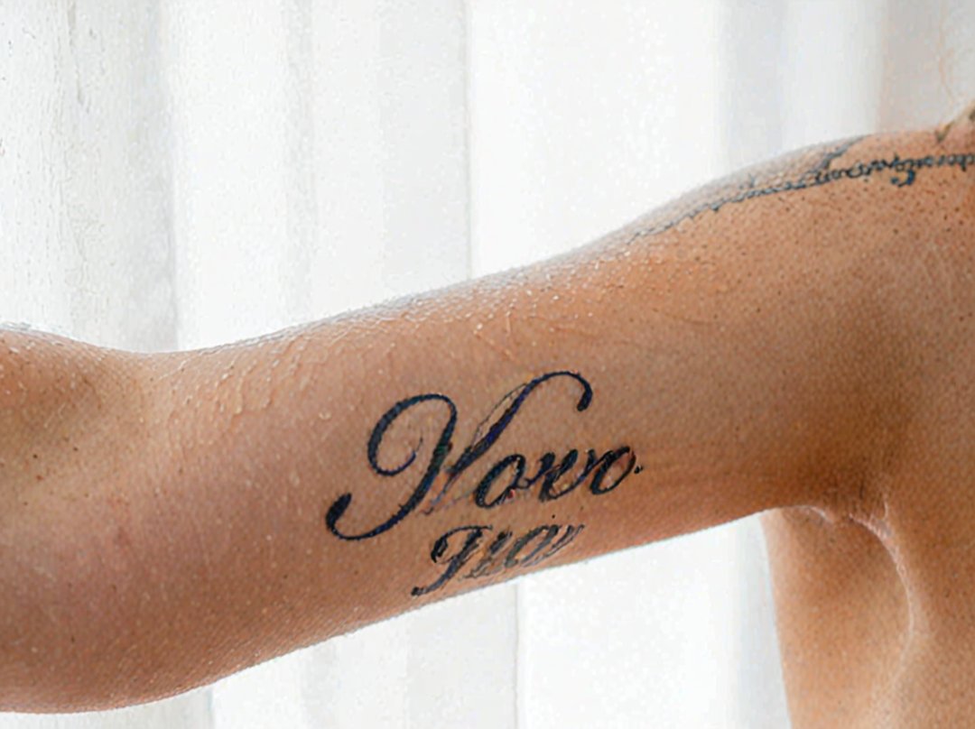 tatouage phrase avant bras